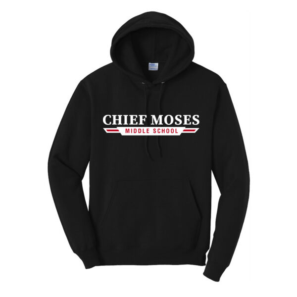 Middle School Pullover Hoodie - Red or Black Thumbnail