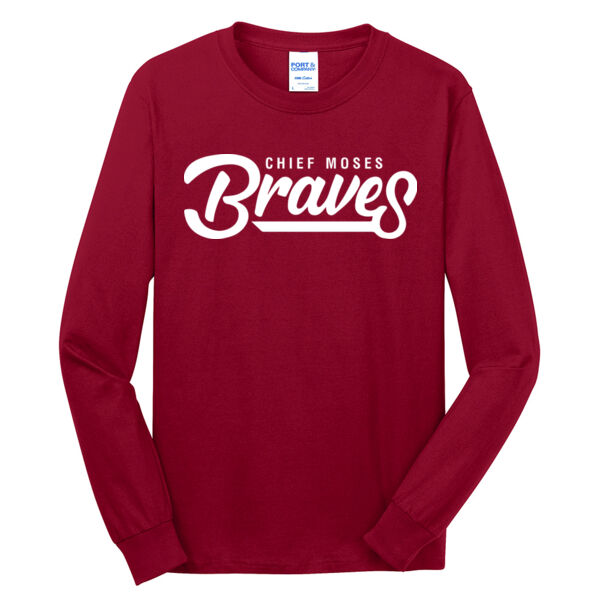 Braves Long Sleeve Tee - Red Thumbnail